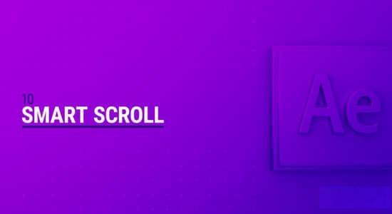 AE脚本-智能文字标题滚动效果 Smart Scroll v1.0