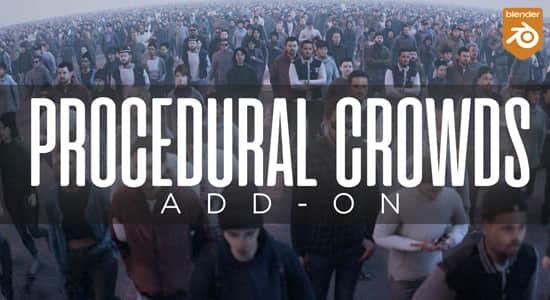 程序化人群生成Blender插件 Procedural Crowds v1.0.5 (含预设库) 程序化人群生成Blender插件 Procedural Crowds v1.0.5 (含预设库)