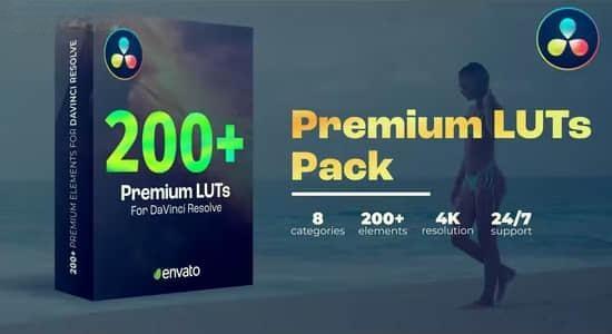 200个电影动作大片复古柔和现代媒体LUTs视频调色预设 200个电影动作大片复古柔和现代媒体LUTs视频调色预设