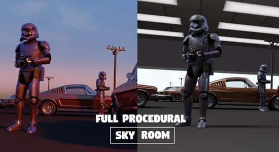 HDR天空场景环境Blender插件 Procedural HDR Lighting V2.1.2 HDR天空场景环境Blender插件 Procedural HDR Lighting V2.1.2