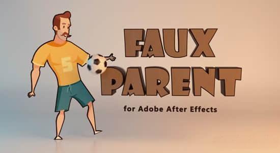 图层属性父子链接控制AE脚本 Faux Parent V1.1 + 使用教程