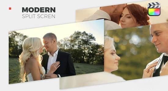 FCPX插件-50种多画面拼贴组合排列标题介绍展示动画预设V2 FCPX插件-50种多画面拼贴组合排列标题介绍展示动画预设V2