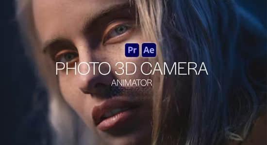 AE/PR模板-平面图片转三维摄像机视差微动特效 Photo 3D Camera Animator AE/PR模板-平面图片转三维摄像机视差微动特效 Photo 3D Camera Animator