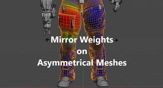 非对称网格上镜像顶点权重操作Blender插件 Closest Point Weight Mirror V0.0.4 非对称网格上镜像顶点权重操作Blender插件 Closest Point Weight Mirror V0.0.4