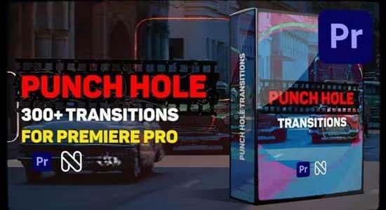 PR模板-300种复古干扰故障VHS胶片污渍叠加转场预设 Punch Hole Transitions PR模板-300种复古干扰故障VHS胶片污渍叠加转场预设 Punch Hole Transitions