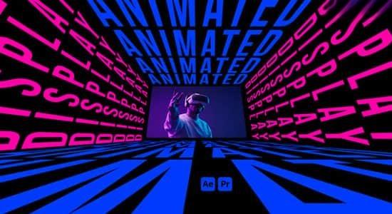 AE/PR模板-22个创意三维空间感文字标题展示动画 AE/PR模板-22个创意三维空间感文字标题展示动画