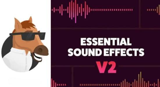 1070个马头人MG动画常用音效 MisterHorse - Essential Sound Effects V2