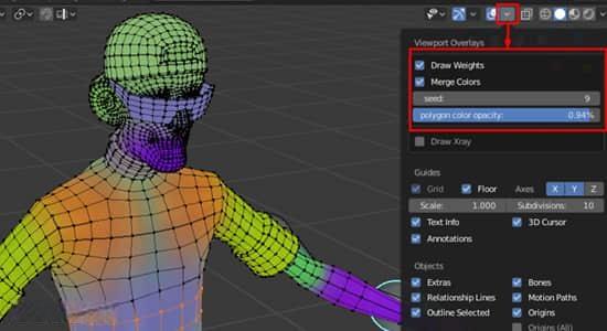 权重绘制工具Blender插件 Weight Paint Tools v2.1.7 权重绘制工具Blender插件 Weight Paint Tools v2.1.7