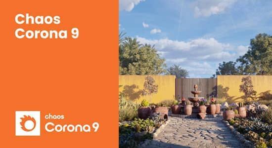 C4D专业高性能实时交互CR渲染器 Corona Renderer 9 Hotfix 1 Win