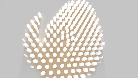 AE模板-简洁明亮三维小圆柱体矩阵变化LOGO标志片头演绎动画 AE模板-简洁明亮三维小圆柱体矩阵变化LOGO标志片头演绎动画