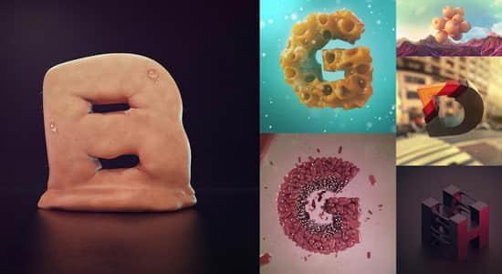 创意三维字母文字设计动画C4D教程(英文字幕) 3D Lettering: Modelling and Texturising 创意三维字母文字设计动画C4D教程(英文字幕) 3D Lettering: Modelling and Texturising