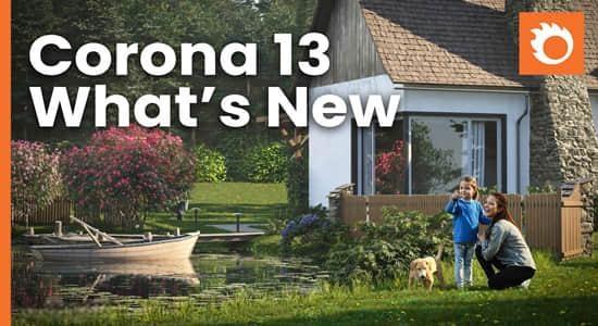 C4D插件-专业高性能实时交互CR渲染器 Corona Renderer 13 Hotfix 2