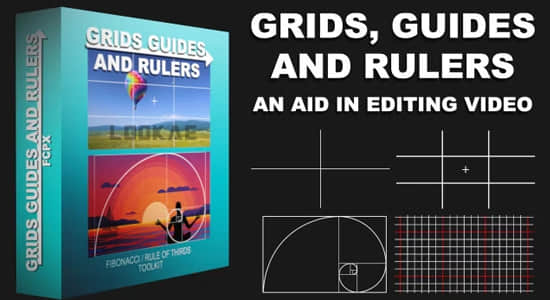 FCPX插件-15种网格辅助线标尺黄金分割线预设 Grids Guides And Rulers FCPX插件-15种网格辅助线标尺黄金分割线预设 Grids Guides And Rulers