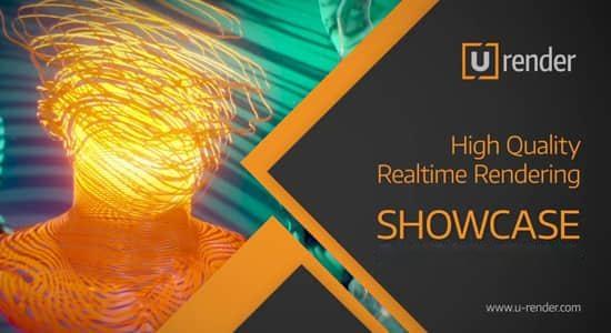 C4D高质量实时渲染器 U-Render 2022.8.10 For Cinema 4D 2023 Win