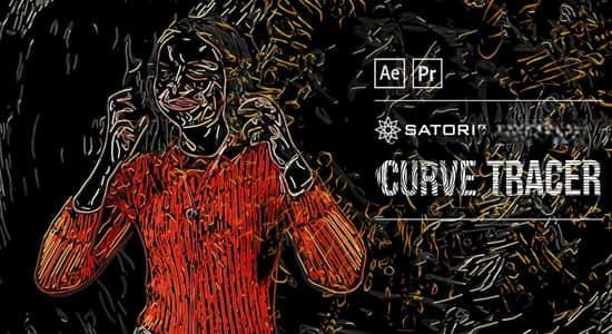 中文汉化AE/PR插件-抽象线条轮廓描边视觉特效 Curve Tracer v1.0.0 Win/Mac 中文汉化AE/PR插件-抽象线条轮廓描边视觉特效 Curve Tracer v1.0.0 Win/Mac