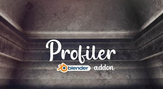 Blender插件-创建形状轮廓倒角曲线工具 Profiler v1.6.1 Blender插件-创建形状轮廓倒角曲线工具 Profiler v1.6.1