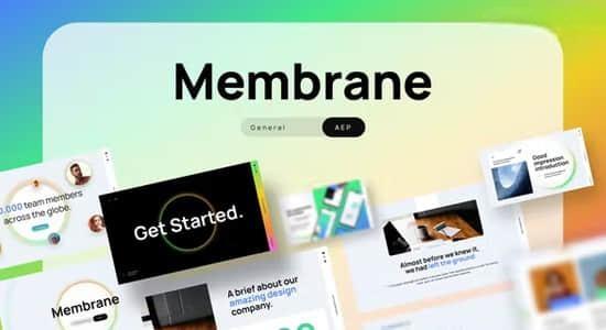 AE模板-10组现代创意通用视频包装展示动画 Membrane Creative General Video Display