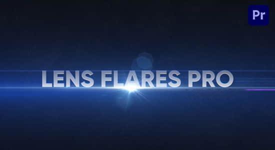 PR模板-9组镜头光晕闪光特效动画 Lens Flares Pro