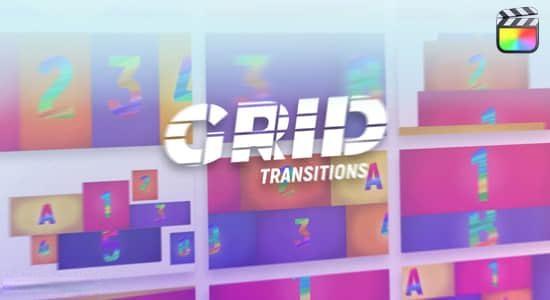 FCPX插件-40个创意多画面网格分屏动态组合切换转场过渡预设 FCPX插件-40个创意多画面网格分屏动态组合切换转场过渡预设