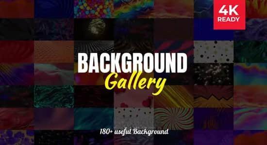 180种创意时尚抽象图形背景动画AE模板 Background Gallery 180种创意时尚抽象图形背景动画AE模板 Background Gallery