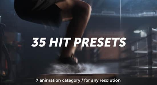 PR预设-35个冲击撞击抖动视觉特效 Hit Presets+使用教程 PR预设-35个冲击撞击抖动视觉特效 Hit Presets+使用教程