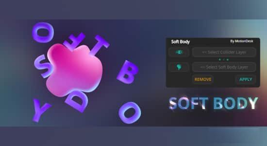 AE脚本-创建带有碰撞的弹性柔体对象 Soft Body v1.2