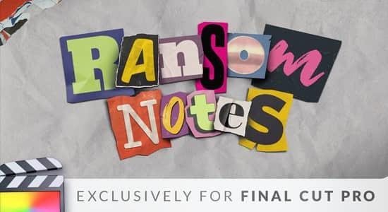 FCPX插件-创意有趣复古英文字母数字符号贴纸定格动画 FCPX插件-创意有趣复古英文字母数字符号贴纸定格动画