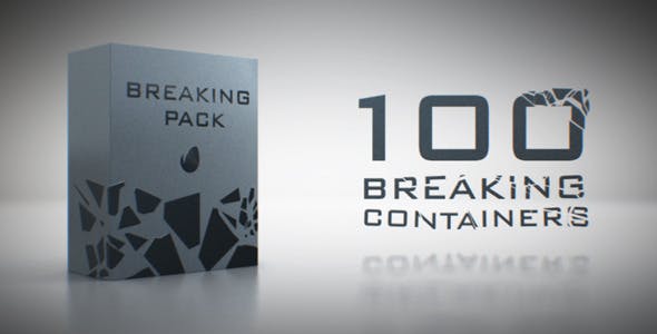 AE模板-100种随机破碎分裂销毁破坏特效动画 Breaking Pack AE模板-100种随机破碎分裂销毁破坏特效动画 Breaking Pack