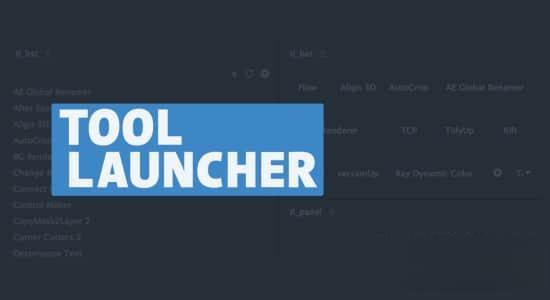 AE脚本-搜索管理调用插件表达式工具 Tool Launcher v1.4.2 AE脚本-搜索管理调用插件表达式工具 Tool Launcher v1.4.2