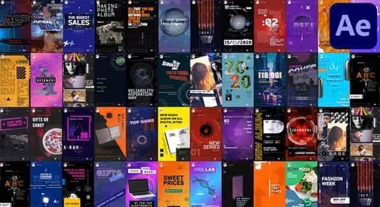 AE/PR模板-45组竖屏赛博朋克视频封面海报包装动画 Cyberpunk INS Stories AE/PR模板-45组竖屏赛博朋克视频封面海报包装动画 Cyberpunk INS Stories