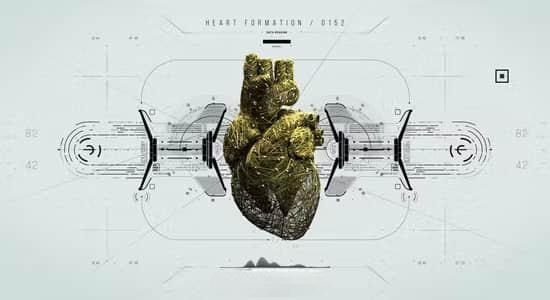 AE模板-80种人类心脏HUD动画 HUD Medical Interface Heart AE模板-80种人类心脏HUD动画 HUD Medical Interface Heart