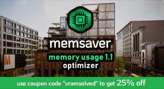 内存自动优化Blender插件 Memsaver v1.1.0 内存自动优化Blender插件 Memsaver v1.1.0
