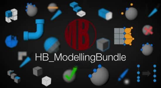 C4D快速建模工具脚本合集包 HB Modelling Bundle 2.34 Win/Mac C4D快速建模工具脚本合集包 HB Modelling Bundle 2.34 Win/Mac