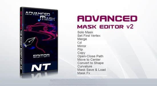 AE脚本-高级mask遮罩编辑控制工具 Advanced Mask Editor V2.3 Win/Mac