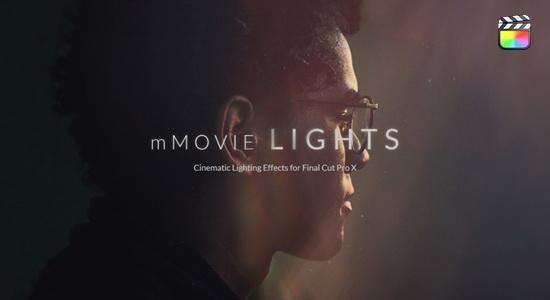 FCPX插件-60种雅致电影光效情绪氛围渲染叠加特效 mMovie Lights