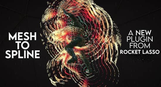 C4D插件-多边形网格轮廓转样条线工具 Mesh to Spline v1.0 Win/Mac C4D插件-多边形网格轮廓转样条线工具 Mesh to Spline v1.0 Win/Mac