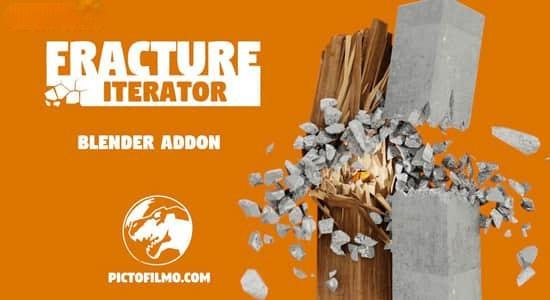 三维模型破碎模拟Blender插件 Fracture Iterator v1.3 三维模型破碎模拟Blender插件 Fracture Iterator v1.3