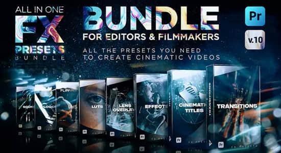 PR模板-1500组视觉特效电影文字标题转场素材背景音效调色预设 V10 FX Presets PR模板-1500组视觉特效电影文字标题转场素材背景音效调色预设 V10 FX Presets