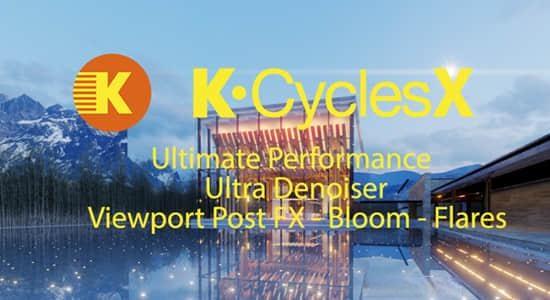 高级GPU实时渲染器Blender插件 K-Cycles 3.40 Win/Linux 高级GPU实时渲染器Blender插件 K-Cycles 3.40 Win/Linux