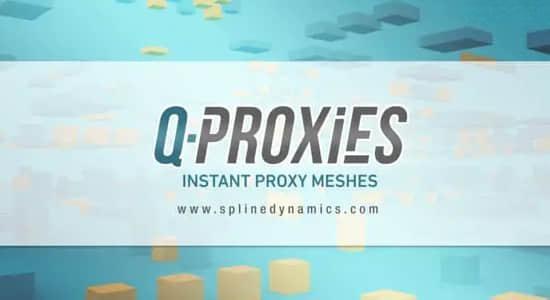 场景模型代理优化3DS MAX插件 Q-Proxies v1.20 场景模型代理优化3DS MAX插件 Q-Proxies v1.20