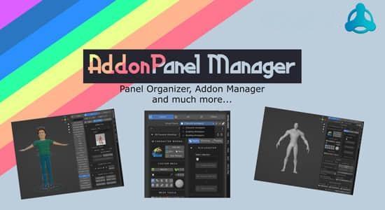 管理Blender的所有插件工具 AddonPanel Manager