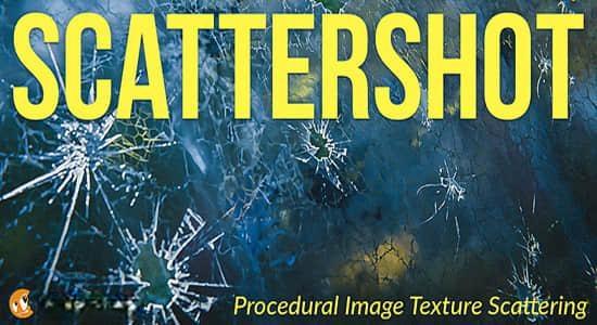 着色器贴图融合编辑控制Blender插件 Scattershot V1.8.1 着色器贴图融合编辑控制Blender插件 Scattershot V1.8.1