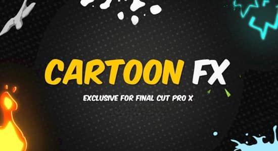 FCPX插件-176个手绘卡通能量电流水花火焰烟雾爆炸图形元素动画 FCPX插件-176个手绘卡通能量电流水花火焰烟雾爆炸图形元素动画