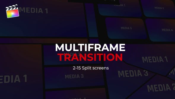 FCPX插件-102种创意多画面组合动态分屏转场过渡 Multiscreen Transition FCPX插件-102种创意多画面组合动态分屏转场过渡 Multiscreen Transition