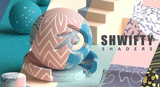 混合纹理材质着色器Blender预设 Shwifty Shaders V1.2