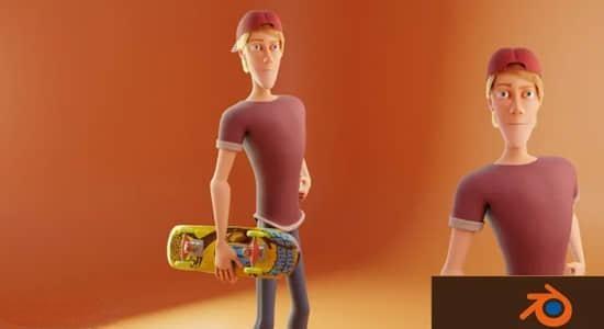 Blender教程-三维人物角色建模贴图基础学习课程 Character Creation Master the Basics and Beyond