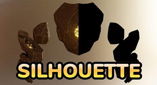 模型多角度剪影生成Blender插件 Silhouette v2.0