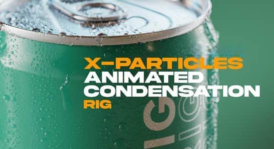 C4D预设-三维模型表面水滴凝结动画工程文件 X-Particles Animated Condensation Rig C4D预设-三维模型表面水滴凝结动画工程文件 X-Particles Animated Condensation Rig