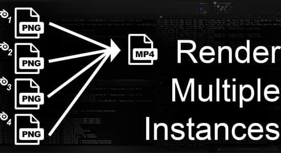 Blender插件-后台多个文件同时渲染工具 Render Multiple Instaces V1.0 Blender插件-后台多个文件同时渲染工具 Render Multiple Instaces V1.0