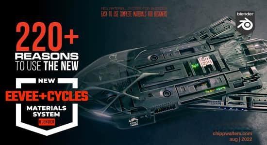 Blender插件-出色的材质纹理贴图系统 Eevee + Cycles Materials System V9.1 Blender插件-出色的材质纹理贴图系统 Eevee + Cycles Materials System V9.1
